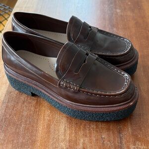Loeffler Randall Classic Brown Loafers